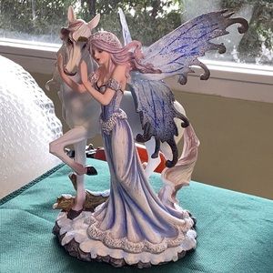 Fairy & unicorn by Nene Thomas